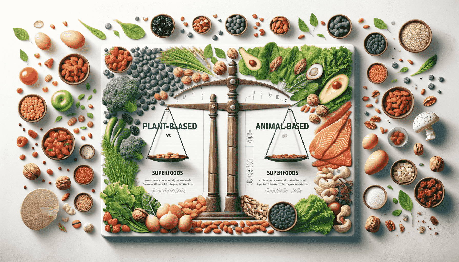 Plant-Based Superfoods vs. Animal-Based A Comprehensive Comparison
