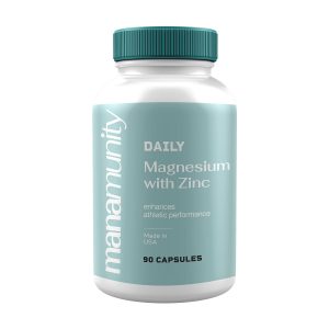 Magnesium Zinc Supplement (90 Capsules)