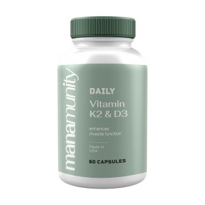 Vitamin K2 + D3 Supplement (60 Capsules)